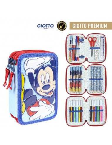 Plumier Giotto Mickey Disney Triple 12,5x19,5x6,5cm.