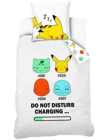 Funda Nordica Algodon Pokemon 140x200cm. funda Cojín: 63x63cm.