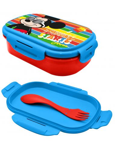 Sandwichera Con Cubierto Mickey