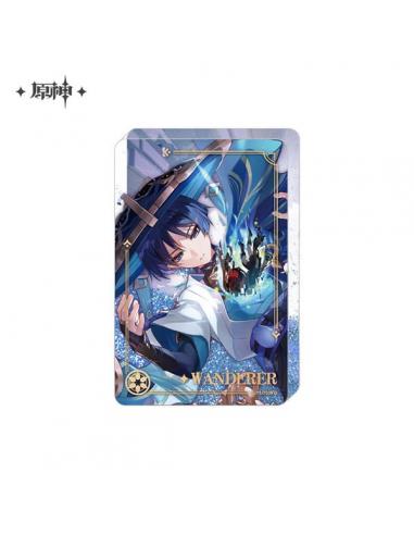 Genshin Impact Adorno acrílico con purpurina Trotamundos 10 cm