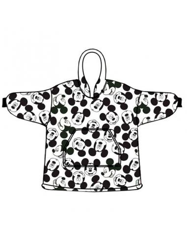 Bata sudadera oversize Mickey Disney coral adulto