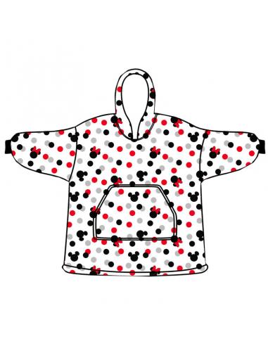 Bata sudadera oversize Minnie Disney coral infantil