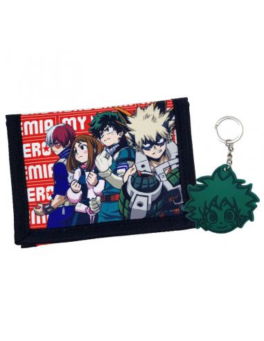 Set cartera + llavero My Hero Academia