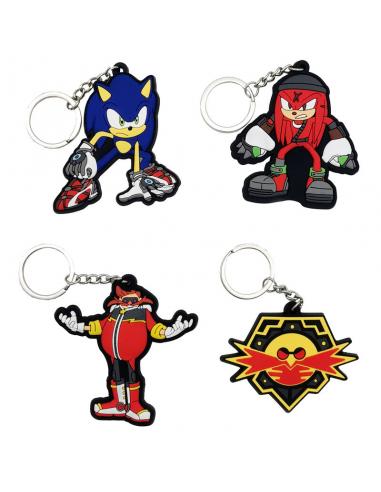 Set 4 llaveros Sonic the Hedgehog