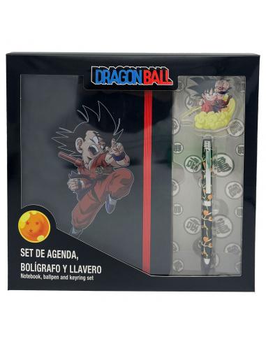 Set diario + boligrafo + llavero Dragon Ball