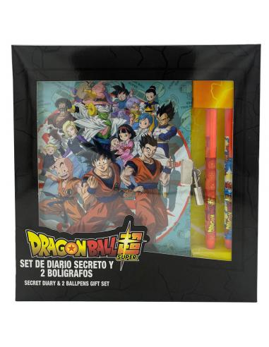 Set diario + 2 boligrafos Dragon Ball