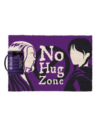 Wednesday Felpudo No Hug Zone 40 x 60 cm