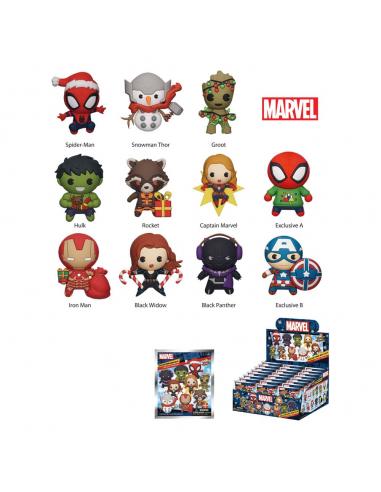 Marvel Colgantes PVC Marvel Christmas Series 1 Expositor (24)