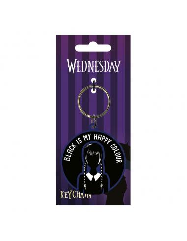 Wednesday Llavero caucho Happy Colour