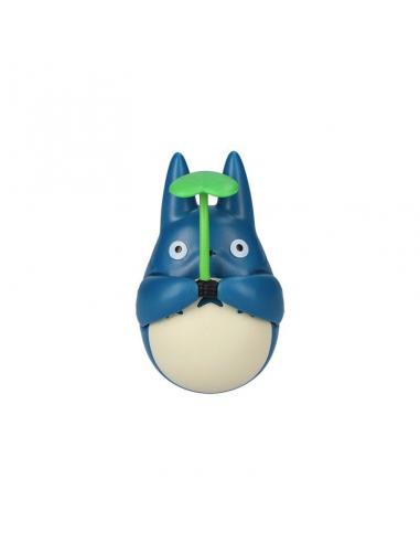 Mi vecino Totoro Figura de fondo redondo Mid Totoro with leaf 6 cm