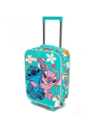 Maleta trolley 3D Love Stitch Disney doble