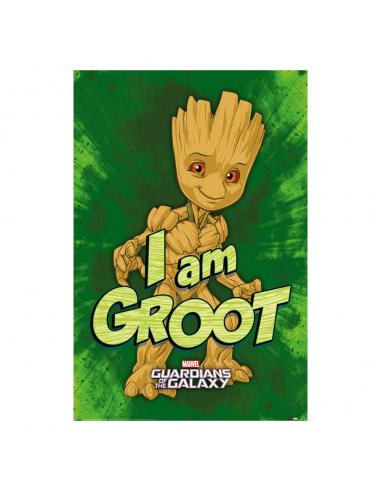 Marvel Set de 4 Pósteres Guardians of the Galaxy I am Groot 61 x 91 cm (4)
