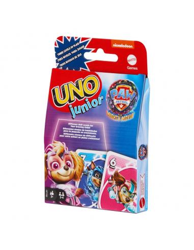 PAW Patrol The Mighty Movie Juego de Cartas UNO Junior de Mattel Fantasia Personajes