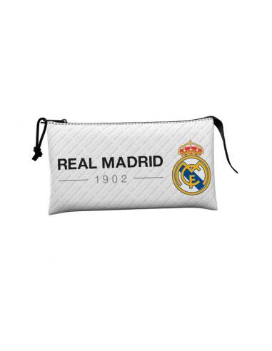Portatodo Triple Real Madrid 10x2cm.