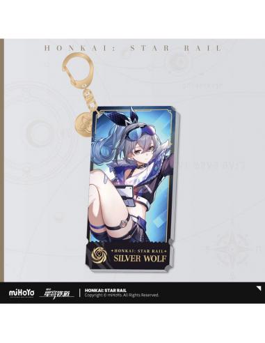Honkai: Star Rail Character Llavero Silver Wolf 9 cm
