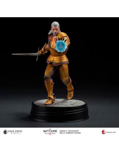 The Witcher 3 Estatua PVC Geralt Toussaint Relic Armor 20 cm