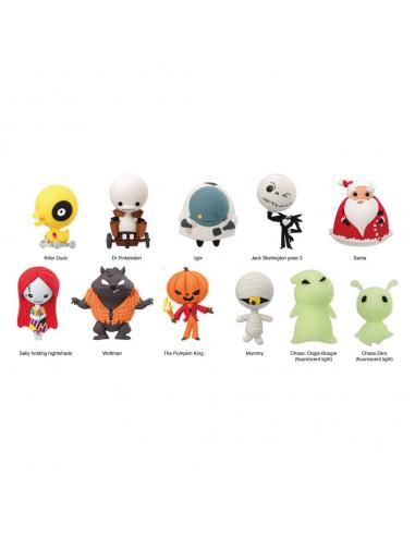 Pesadilla antes de Navidad Colgantes PVC Series 3 Expositor (24)