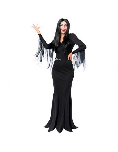 Disfraz Morticia Addams Miercoles adulto