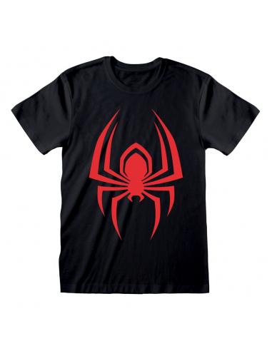 Marvel Camiseta Miles Morales Hanging Spider talla M