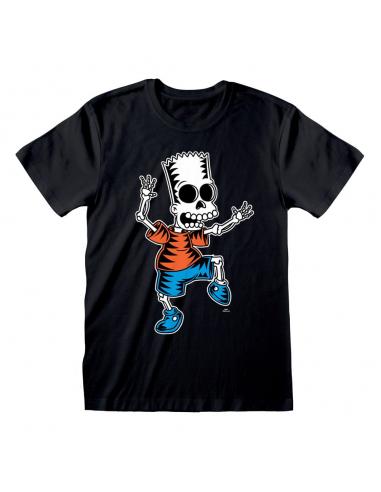 Los Simpson Camiseta Skeleton Bart talla L
