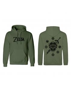 The Legend of Zelda Sudadera capucha Logo And Shield talla L