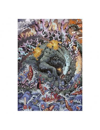 Godzilla Litografia Limited Edition 42 x 30 cm