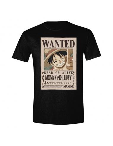 One Piece Camiseta Luffy Wanted talla XL