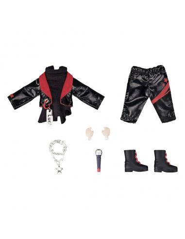 Original Character Accesorios para las Figuras Nendoroid Doll Outfit Set: Idol Outfit - Boy (Deep Red)