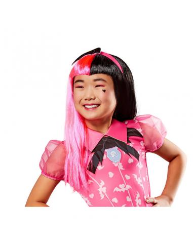 Peluca Draculaura Monster High infantil