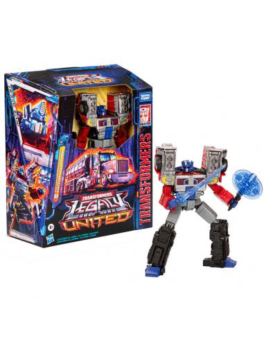 Figura Optimus Prime G2 Universe Laser Leader Class Legacy United Transformers 14cm