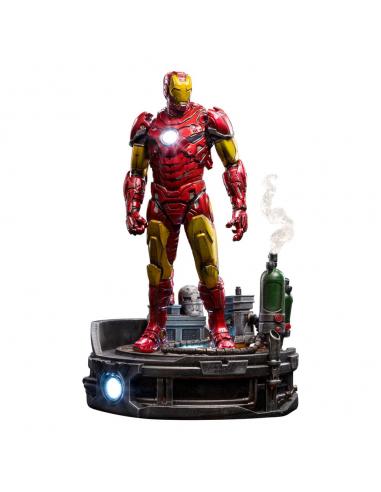 Marvel Estatua 1/10 Deluxe Art Scale Iron Man Unleashed 23 cm