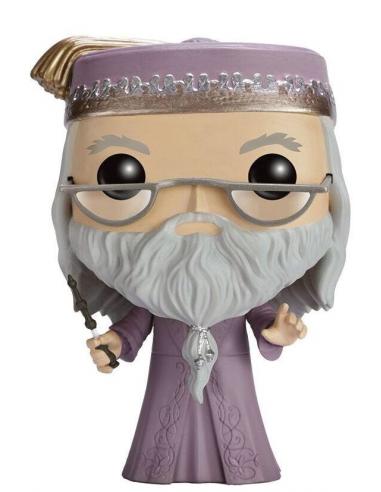 Harry Potter POP! Movies Vinyl Figura Dumbledore with Wand 9 cm