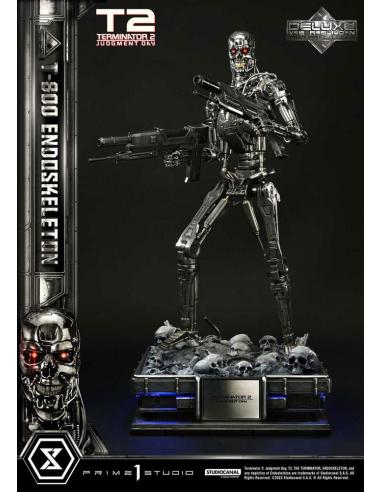 Terminator 2 Estatua Museum Masterline Series 1/3 Judgment Day T800 Endoskeleton Deluxe Bonus Version 74 cm