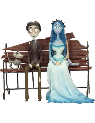 Figura Emily y Victor La Novia Cadaver