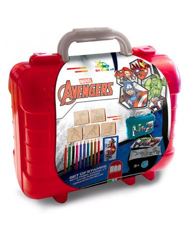 Maletin papeleria Los Vengadores Avengers Marvel 19pzs