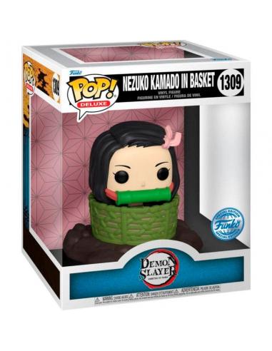 Funko POP Deluxe Demon Slayer Kimetsu no Yaiba Nezuko Kamado in Basket Exclusive