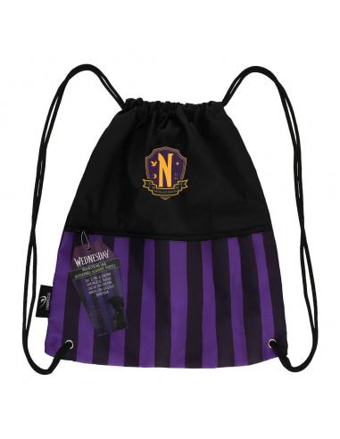Wednesday Bolso de tela Nevermore Academy Purple