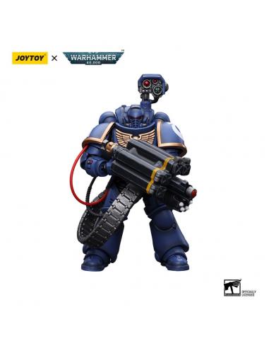 Warhammer 40k Figura 1/18 Ultramarines Desolation Marine with Castellan Launcher (Superfrag) 12 cm