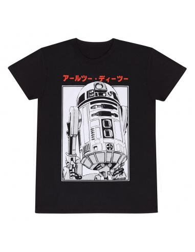 Star Wars Camiseta R2D2 Katakana talla L