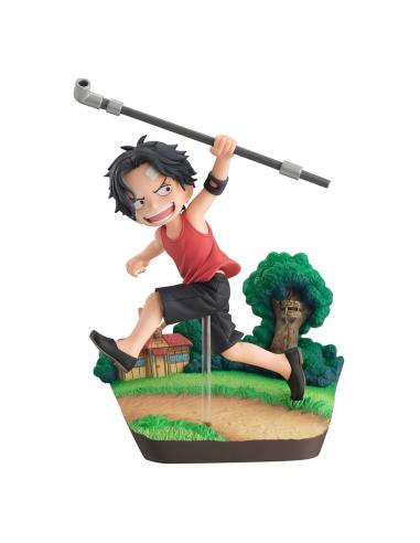 One Piece Serie G.E.M. Estatua PVC Portgas D. Ace Run! Run! Run! 13 cm