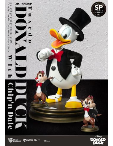 Disney 100th Estatua Master Craft Tuxedo Donald Duck (Chip'n und Dale) 40 cm