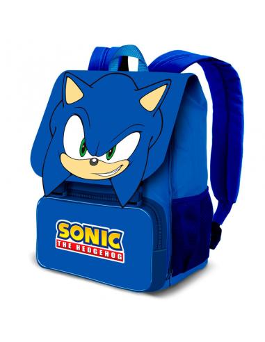 Mochila solapa Sonic the Hedgehog 45cm