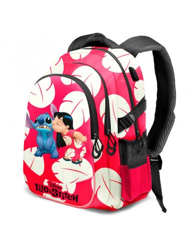 Mochila Kiss Stitch Disney 44cm adaptable