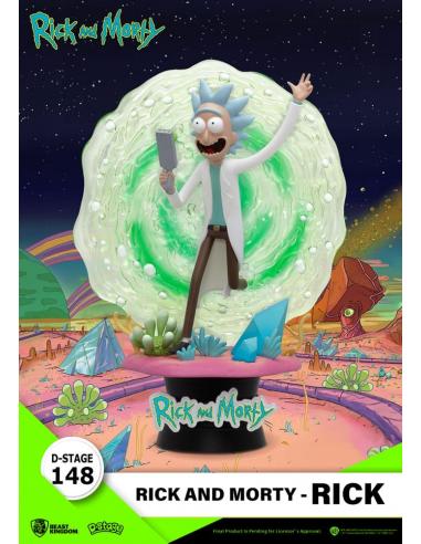 Rick & Morty Diorama PVC D-Stage Rick 14 cm