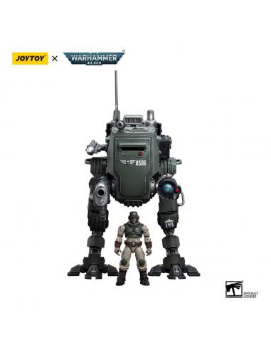 Warhammer 40k Figura 1/18 Astra Militarum Cadian Armoured Sentinel 12 cm