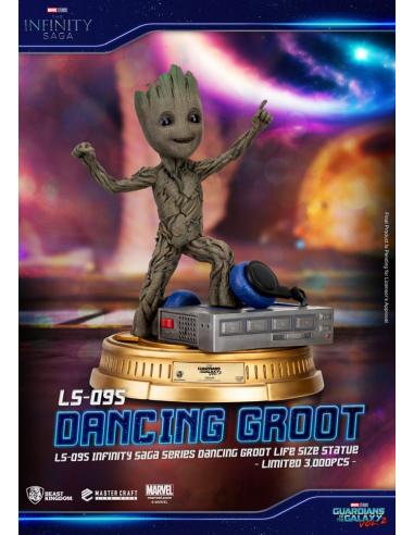 Guardianes de la Galaxia 2 Estatua tamaño real Dancing Groot heo EU Exclusive 32 cm
