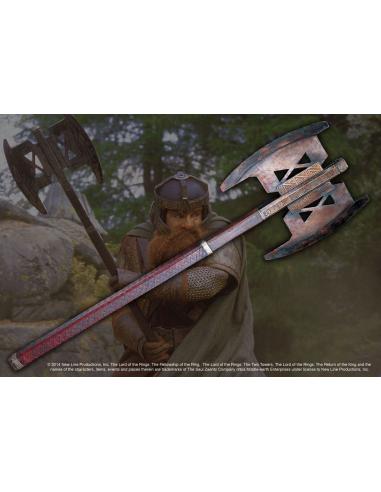 El Señor de los Anillos Réplica 1/1 Hacha de Gimli