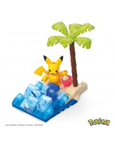 Pokémon Kit de Construcción Mega Construx Pikachu's Beach Splash - Embalaje dañado