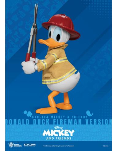 Mickey & Friends Figura Dynamic 8ction Heroes 1/9 Donald Duck Fireman Ver. 24 cm