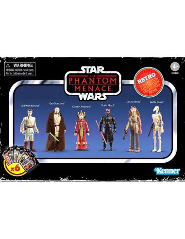Set figuras Phantom Menace Star Wars 9,5cm